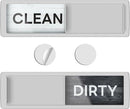KitchenTour Dishwasher Magnet Clean Dirty Sign, Strong Magnet Clean Dirty Sign for Dishwasher, Farmhouse Wood Design Non-Scratch Dish Washer Indicator Kitchen Decor, Silver by TinyTreasures Baby Boutique