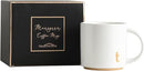 COLLECTIVE HOME - Monogram Ceramic Mugs, 15 oz Golden Initial Coffee Cups, Elegant Alphabet Tea Mugs, Elegant Personalized Mug with Gift Box, Luxurious Cups for Office and Home (t) by CozyNest Decor