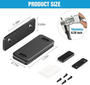 Ultra Thin Cabinet Magnets Door Catch, Adhesive Drawer Latch,Cabinet Magnetic Catch for Kitchen,Closet Door,Cupboard Wardrobe,Sliding Closure,No-Gap Design (Black 4PCS) by TinyTreasures Baby Boutique