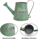 Cute Small Watering Can Indoor Plants Garden Metal Decorative Watering Cans for Outdoor Plants Bonsai Outdoor Garden Flower Decorative (Green, 1.5L, 50.7 Oz) by GreenHaven Gardens