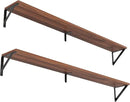 Heimlove 48 Inch Large Wall Bookshelves Set of 3, Wall Mounted Bookshelves,Heavy Duty Wooden Shelves for Living Room,Bedroom,Kitchen,Laundry Room Storage & Decor by CozyNest Decor