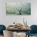 LASMOND Turquoise Tree of Life Wall Art for Living Room Canvas Prints Artwork Modern Abstract Bedroom Office Painting Decor (40x20 Inches) by CozyNest Decor