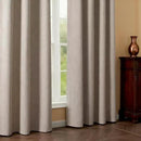 Linen Curtains 108 Inches Long 2 Panels Set, 100% Blackout Curtains Textured Thermal Insulated, Grommet Light Blocking Drapes for Living Room Bedroom Luxury Decor(52W × 108L inch, Linen) by CozyNest Decor