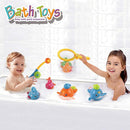 Dwi Dowellin Bath Toys Fishing Games Swimming Whales Bath Time Bathtub Toy for Toddlers Baby Kids Infant Fish Set Age 18months and up by TinyTreasures Baby Boutique