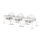 Foundations Secure Sitter Feeding Chairs Multipack, No-Tip Feet, 3-Point Adjustable Harness, Removable Tray, Easy to Clean, Stackable Feeding Chairs, 3 Pack (7 inch) by TinyTreasures Baby Boutique