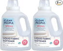 The Clean People Liquid Fabric Softener - Softens & Removes Static Cling - Vegan (100 Fl Oz, Spring) by TinyTreasures Baby Boutique