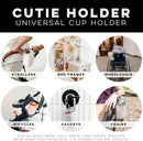 Ryan & Rose Cutie Holder Universal Stroller Cup Holder (Black (3 Pack)) by TinyTreasures Baby Boutique