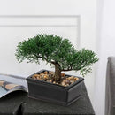 Artificial Bonsai Tree Juniper Faux Plants Indoor Fake Plants Decor with Ceramic Pots for Home Table Office Desk Bathroom Shelf Bedroom Living Room Farmhouse Decoration by GreenHaven Gardens