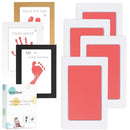 Inkless Baby Hand and Footprint Kit,Clean-Touch Ink Pad Kit,Safe No Mess Printing Infant Hand Foot Stamp,4 Pack Newborn Inkless Print Pads Best Keepsake or Gifts for Family by TinyTreasures Baby Boutique