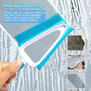 Pet Rubber Brush with Mini Dustpan,Dog Cat Hair Removal Brush with Squeegee,Portable Small Carpet Brush for Clothes,Cars,Sofa,Bed Sheet by CozyNest Decor