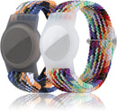 2 Pack Kids Bracelet Compatible with AirTag, GPS Kid Tracker Holder Braided Wristband for Apple Air Tag, 2022 Upgraded Nylon Adjustable Anti Lost Airtag Watch Band for Kids Children Elders by TinyTreasures Baby Boutique