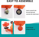 52cc Gas Weed Wacke, 6 in 1 Weed Eater 2-Stroke Gas String Trimmer Brush Cutter Gas Grass Trimmer Lawn Mower Grass Cutter by GreenHaven Gardens
