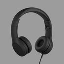 LilGadgets Connect+ Wired Kids Headphones for School with Mic, Volume Limited & Noise Reduction, On-Ear Headset with Cord, SharePort Technology for Multiple Kids & SoftTouch Padding, Black by TinyTreasures Baby Boutique