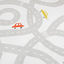 STARUIA Road Traffic Kids Rug Children Playing with Cars Playmat 3x5 Ft, Washable Play Carpet for Kids Playroom, Non-Slip Have Fun Safe Baby Nursery Rug for Toddler Boy's Bedroom Game Room Grey by CozyNest Decor