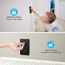 52 Pack Black Safety Outlet Covers Baby Proofing, Electrical Socket Outlet Plugs 3-Prong Child Proof for Kids House by TinyTreasures Baby Boutique