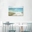 cozy country Coastal Wall Art 45"x30" - Beach Pictures Ocean Canvas Decor - Nautical Artwork Seascape Hand Painting for Living Room, Sea House by CozyNest Decor