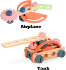 Tool Bench for Kids Toy Play Workbench Wooden Tool Bench Workshop Workbench with Tools Set Wooden Construction Bench Toy for 3 4 5 Year Boys Girls by TinyTreasures Baby Boutique