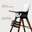 8 in 1 Highchair, Convertible Wooden Baby High Chair with Tray, Adjustable High Chair for Babies and Toddlers, Easy to Clean, Grow with Family|Booster|Learning Table|High Stool by TinyTreasures Baby Boutique