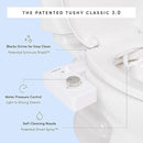 TUSHY Classic 3.0 Bidet | Slim Universal Toilet Seat Attachment. Simple Install <10 Minutes. Non-Electric Self Cleaning Water Sprayer with Adjustable Pressure Nozzle and Angle Control. (Black/Gold) by CozyNest Decor