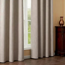 Blackout Curtains 84 Inch Length 2 Panels Set, 100% Black Out Textured Thermal Curtains, Grommet Privacy Light Blocking Drapes for Living Room Bedroom Luxury Decor(52W × 84L inch, Beige) by CozyNest Decor