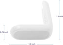 Ubbi Corner Protectors, Furniture Corner Guards for Baby and Toddlers, Baby Proof Covers, Baby Safety, White, 16 Piece Set by TinyTreasures Baby Boutique