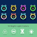 Toddlers Sleep Training Clock, Kids Alarm Clock with Night Light & Nap Timer, Ok to Wake Clock for Girls and Boys by TinyTreasures Baby Boutique
