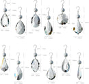 12pcs Glass Crystal Chandelier Prisms, Rainbow Hanging Crystals Suncatcher for Windows, Home Decoration by GreenHaven Gardens
