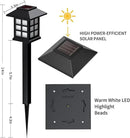 Solar Garden Outdoor Lights 12 Pack,Outdoor Landscape Lights Solar Waterproof Garden LED Lights for Pathway Patio Driveway Walkway Porch, Auto On/Off (White Light) by GreenHaven Gardens