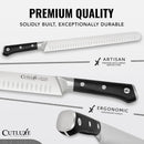 Cutluxe BBQ Carving Knife Set – Brisket Slicing and Boning Knife for Meat Cutting – Professional Knife with Razor Sharp German Steel, Full Tang, Ergonomic Handles – Artisan Series by GreenHaven Gardens