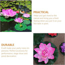 DOITOOL 3Pcs Artificial Floating Foam Lotus Leaves 23.6 Inch Large Artificial Water Lily Pads Ornaments for Patio Fish Pond Pool Aquarium Decor, Green by GreenHaven Gardens