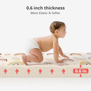 Foldable Baby Play Mat, PIGLOG 50x50 Playpen Mat, 0.6in Thick Waterproof Playmats for Babies and Toddlers Kids, Safe Foam Playmat for Tummy Time, Reversible Portable Baby Floor Mat for Infant, Rainbow by TinyTreasures Baby Boutique