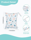 ALVABABY 3 Cloth Diaper Wet Dry Bags Waterproof Reusable with Two Zippered Pockets Travel Beach Pool Daycare Soiled Baby Items Yoga Gym Bag for Swimsuits or Wet Clothes Small Medium Large 3L-ZM29 by TinyTreasures Baby Boutique