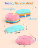 Holyton Music Light Up Balance Beam and Toddler Stepping Stones 13 Pieces, Non-Slip Plastic Balance Stackable Stepping Stones for Kids, Sensory Toys for Toddlers, Indoor or Outdoor Play, Easy Storage by CozyNest Decor