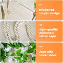 Transparent Acrylic Swing，Adjustable Rope Tree Swing Set for Kids & Adults 550 lbs Load Capacity Non-Slip Thickening Playground Swing Set Accessories Ideal for Indoor & Outdoor by TinyTreasures Baby Boutique