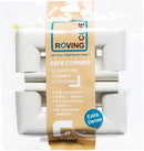 Roving Cove HeftyFit Corner Protector for Baby (8 Large Corners), Heavy-Duty Soft Rubber Foam Furniture Corner Bumper Guards, 3M Adhesive Pre-Taped, Oyster White (Off White) by TinyTreasures Baby Boutique