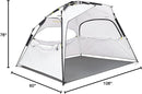 Veer Family Basecamp Recreational Pop-Up Tent | Premium Trail Rated Beach Tent or Camp Shelter for Adults and Kids | Water Resistant UPF50 Protective Coating | Portable with Easy Set Up and Take Down by TinyTreasures Baby Boutique