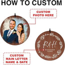 ASTARIN Wedding Wind Chimes for Outside, Custom Photo Personalized Wind Bells, Memorial Gifts for Anniversary, Celebration, Metal Wind Chime Gift in Garden, Patio, Porch, 36'' (Wedding-1) by CozyNest Decor