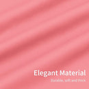 Easy-Going Blackout Curtains for Bedroom, Solid Thermal Insulated Grommet and Noise Reduction Window Drapes, Room Darkening Curtains for Living Room, 2 Panels(46x84 in, Pink) by CozyNest Decor