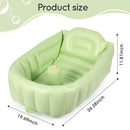 MINK Inflatable Bathtub for Toddlers - Portable Baby Tub with Collapsible Design for Easy Storage - Perfect for Newborns to Infants by TinyTreasures Baby Boutique