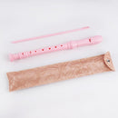Recorder Instrument for Beginner Kids Adults,8-Hole Soprano Descant Recorder Music Flute with with Cleaning Rod & Leather Case For School Student Home Entertainment(2-Carved Pink) by TinyTreasures Baby Boutique