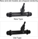 Fertilizer Injector Tube, Irrigation Venturi Fertilizer Injector with 1/2" 3/4” 1” Inch Agriculture Garden Fertilizer Mixer Injector Agriculture Tool Plastic Black(3/4inch) by GreenHaven Gardens
