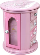 Pink Princess Castle Jewelry Box for Girls & Kids - Organizer Gift by TinyTreasures Baby Boutique