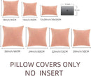 Fancy Homi 2 Packs Coral Lumbar Decorative Throw Pillow Covers 12x20 Inch for Living Room Couch, Rustic Farmhouse Boho Home Decor, Soft Striped Corduroy Rectangle Accent Peach Cushion Case 30x50 cm by CozyNest Decor