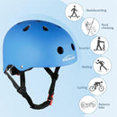 KAMUGO Kids Adjustable Helmet, with Sports Protective Gear Set Knee Elbow Wrist Pads for Toddler Age 2-8 Boys Girls, Bike Skateboard Hoverboard Scooter Rollerblading Helmet Set by TinyTreasures Baby Boutique