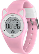 Kids Watches for Girls Boys Digital Sport Watch with Step Counter Pedometer Vibration Alarm Clock, No App Waterproof Fitness Tracker Kids Watch Boys Girls Teens Students Ages 5-16 by TinyTreasures Baby Boutique