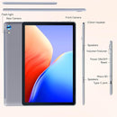 Tablet,10.1" Android Tablet with Octa-core Processor 24GB RAM 128GB ROM HD IPS Touchscreen 8H Battery, Wi-Fi 6, BT 5.0, Dual Camera, Android 15 Tablets 2025 by TinyTreasures Baby Boutique
