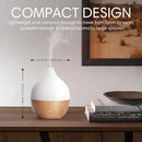 SALKING Essential Oil Diffuser, 100ml Small Aromatherapy Diffuser with Auto Shut-Off Function, Ultrasonic Diffusers for Essential Oils, Cool Mist Humidifier with Warm White Lights, for Office Home by TinyTreasures Baby Boutique