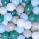 GOGOSO Ball Pits Balls for Toddlers Pack of 50 100 200 Plastics Shape Ball Non-Phthalate Non-BPA Non-Toxic 2.2-Inch Crush Proof Play Balls by TinyTreasures Baby Boutique