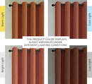 H.VERSAILTEX Holiday Decor Thermal Insulated Blackout Curtains for Bedroom Room Darkening Nursery/Baby Care Curtains,Grommet Panels, 52 by 84 - Inch - Orange - Set of 2 by CozyNest Decor