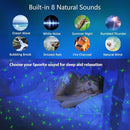 Star Projector, LED Night Light White Noise Sound Machine, 8 Soother Sounds, 10 Light Modes, Music Speaker, Timer and Brightness Adjustable, Sleep Therapy for Baby Nursery Kids Adults Bedroom by TinyTreasures Baby Boutique